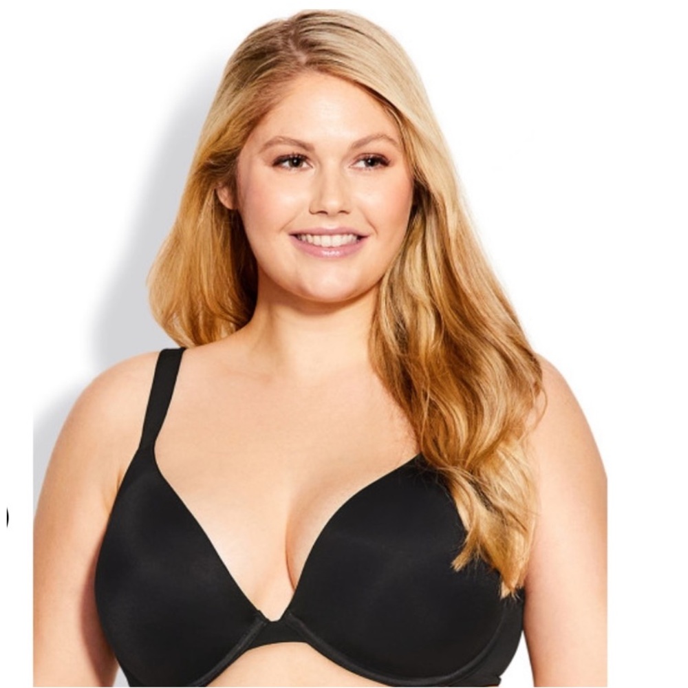 Avenue Body Black Plus Size Bra